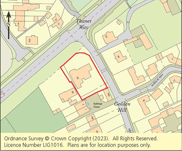 Lot: 148 - SEVEN-BEDROOM BUNGALOW WITH PERMISSION FOR TWO DETACHED DWELLINGS -